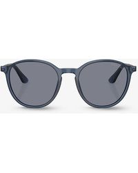 Giorgio Armani - Ar8196 Phantos-frame Acetate Sunglasses - Lyst