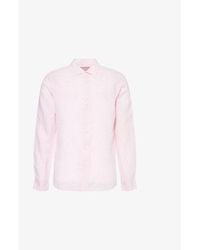 Orlebar Brown - Giles Long-Sleeve Regular-Fit Linen Shirt - Lyst