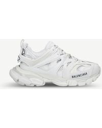 track nylon and mesh trainers