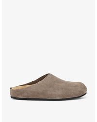 The Row - Hugo Slip-on Suede Clogs - Lyst