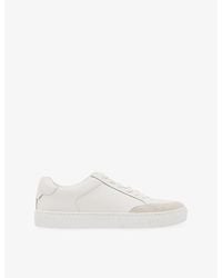 Reiss - Finton Leather Trainers - Lyst