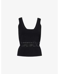 Jonathan Simkhai - Fitzgerald Open-Stich Knit Tank Top - Lyst