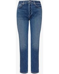 Citizens of Humanity - Jolene Straight-leg High-rise Stretch-denim Jeans - Lyst