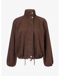 Rails - Blake Drawstring-Hem Cotton-Blend Jacket - Lyst