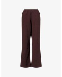 4th & Reckless - Fergie Wide-Leg Cotton-Jersey Jogging Bottoms - Lyst