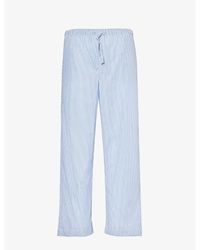 Derek Rose - James Striped-pattern Cotton Pyjama Trousers - Lyst