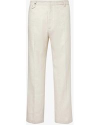 Jacquemus - Le Pantalon Melo Straight-leg Linen-blend Trousers - Lyst