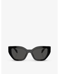 Prada - Pr A09s Butterfly-frame Acetate Sunglasses - Lyst