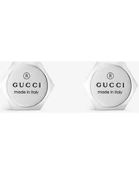 Gucci - Trademark Sterling Earrings - Lyst