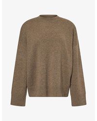 LeKasha - Crew Neck Cashmere Knit Jumper - Lyst