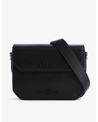 Amiri - Logo-embellished Leather Cross-body Bag - Lyst