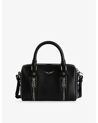 Zadig & Voltaire - Sunny Small Leather Bowling Bag - Lyst