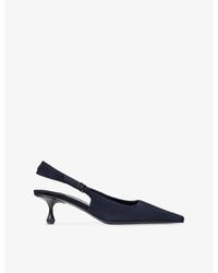 Jimmy Choo - Amel 50 Slingback Suede Heeled Pumps - Lyst