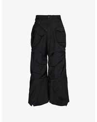 Junya Watanabe - Patch-pocket Relaxed-fit Woven Trousers - Lyst