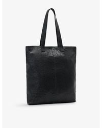 AllSaints - Yuto Leather Tote Bag - Lyst