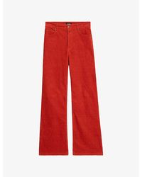 Zadig & Voltaire - Evy Straight-Leg Corduroy-Denim Jeans - Lyst
