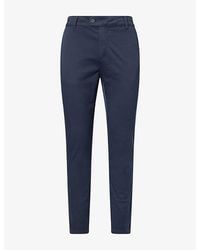 Arne - Tailored Slim-Fit Cotton-Stretch Chino Trousers - Lyst