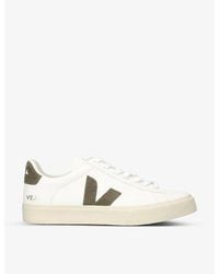 Veja - Campo Chromefree Leather Extra White Khaki - Lyst