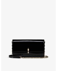 Christian Louboutin - Bettina Patent-Leather Wallet-On-Chain - Lyst