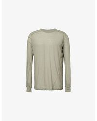 Rick Owens - Level Ls Crew-Neck Relaxed-Fit Cotton-Jersey T-Shirt - Lyst