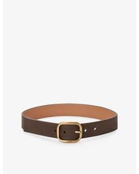 Loewe - Rounded Leather Belt - Lyst