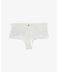 Aubade - Rosessence Mid-Rise Stretch-Lace Briefs - Lyst