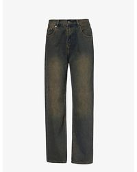 Wynn Hamlyn - Wide-leg High-rise Denim Jeans - Lyst