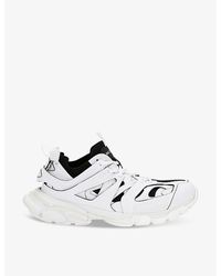 Balenciaga - Track Nylon And Mesh Low-top Trainers - Lyst