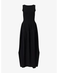 Ashlyn - Tama Low-Back Knitted Maxi Dress - Lyst