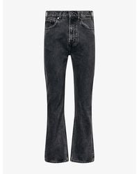 7 For All Mankind - Easy Straight-Leg Denim Jeans - Lyst