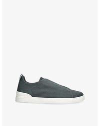 ZEGNA - X3 Triple Stitch Woven Low-Top Trainers - Lyst
