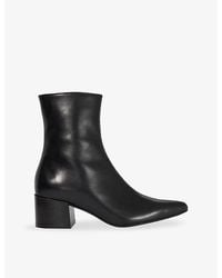 Dune - Pami Leather Heeled Ankle Boots - Lyst