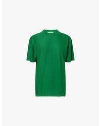 Bottega Veneta - Rleaxed-Fit Round-Neck Cashmere-Knit T-Shirt - Lyst