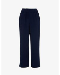 Whistles - Nicola Elasticated-waist Woven Trousers - Lyst