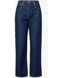 Citizens of Humanity - Devi Wide-leg Low-rise Recycled Organic Denim Jeans - Lyst