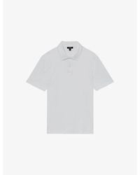 Reiss - Earl Airwater Slim-Fit Cotton Polo - Lyst