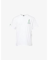 The North Face - Alien Logo-Print Cotton T-Shirt - Lyst
