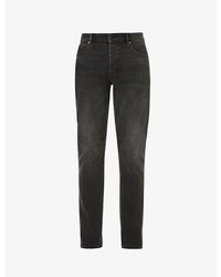 Neuw - Lou Slim Straight Mid-Rise Stretch-Denim Jeans - Lyst