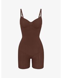 Skims - Sculpt Ruched Stretch-Woven Body - Lyst