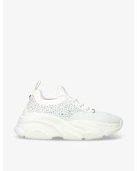 Steve Madden - Possession K 002 Logo-print Woven Low-top Trainers - Lyst