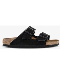 Birkenstock - Arizona Two-strap Suede Sandals - Lyst