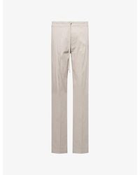 Rick Owens - Dietrich Drawstring Straight-Leg Cotton Trousers - Lyst