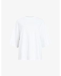 AllSaints - Amelie Oversized Organic-cotton T-shirt - Lyst