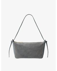 Whistles - Knot Suede Shoulder Bag - Lyst