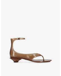 Chloé - Jelly Rubber Heeled Sandals - Lyst