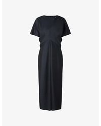Soeur - Ella Slim-Fit Silk Midi Dress - Lyst