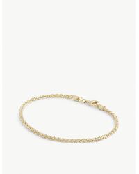 Hatton Labs - Rope 18ct Yellow -plated Sterling-silver Bracelet - Lyst