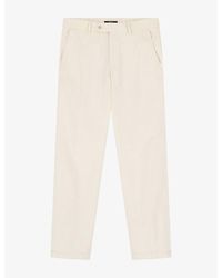 BOGGI - Straight Regular-Fit Stretch-Cotton Trousers - Lyst