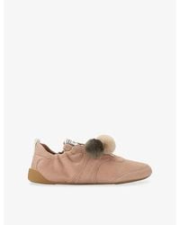 Chloé - Kick Suede Ballet Flats - Lyst