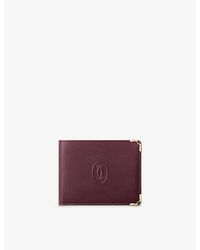 Cartier - Must De 6Cc Leather Wallet - Lyst